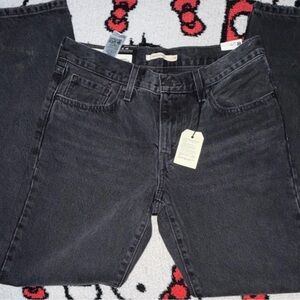 Levi's Charcoal Straight Leg Jeans